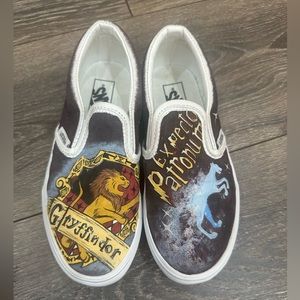 Vans-custom Harry Potter art. Kids Size1.5